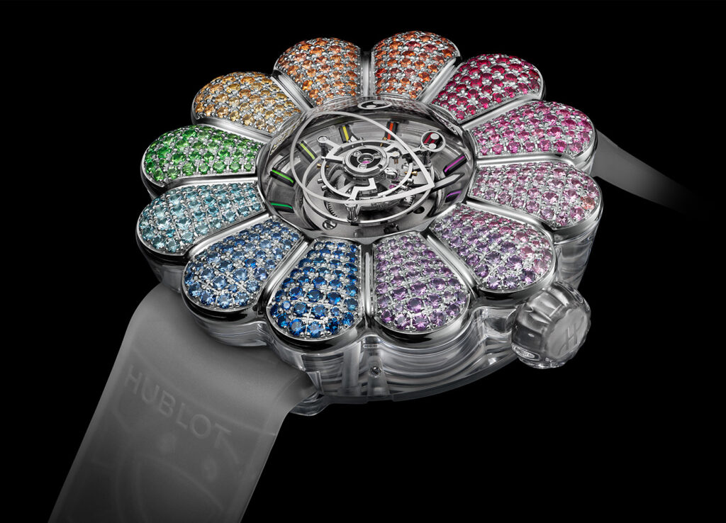 HUBLOT × MURAKAMI TAKASHI レインボーフラワー　ライト Hublot Classic Fusion Takashi Murakami Sapphire Rainbow