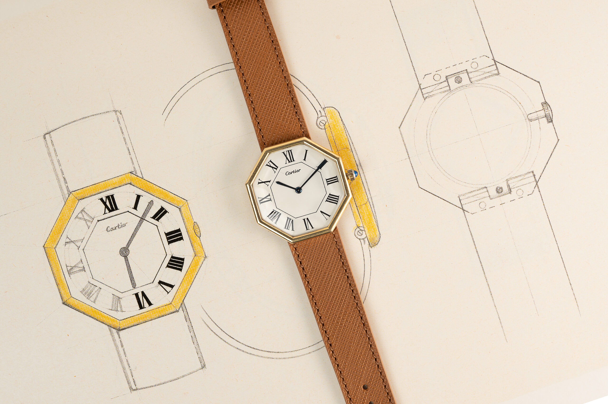 Classic Cartier London Octagonal tops successful Watches of 