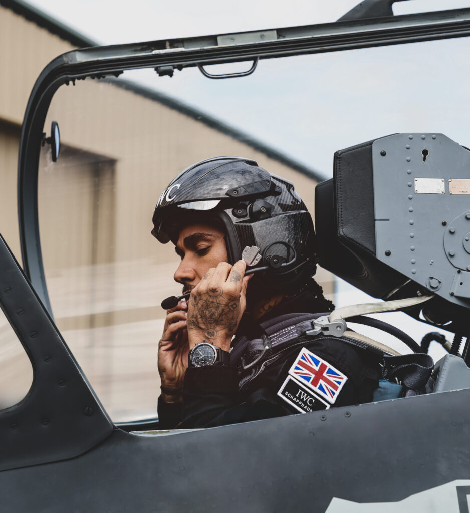 Lewis Hamilton on astronaut training program with IWC
