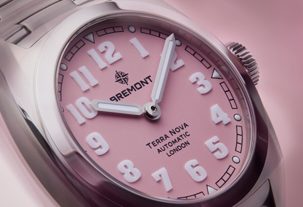 Bremont Terra Nova pink watch