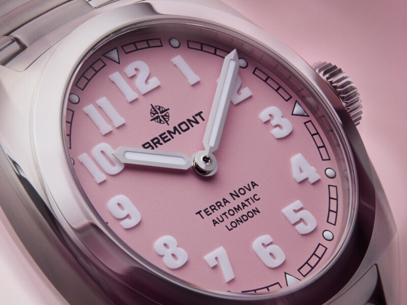 Bremont Terra Nova pink watch