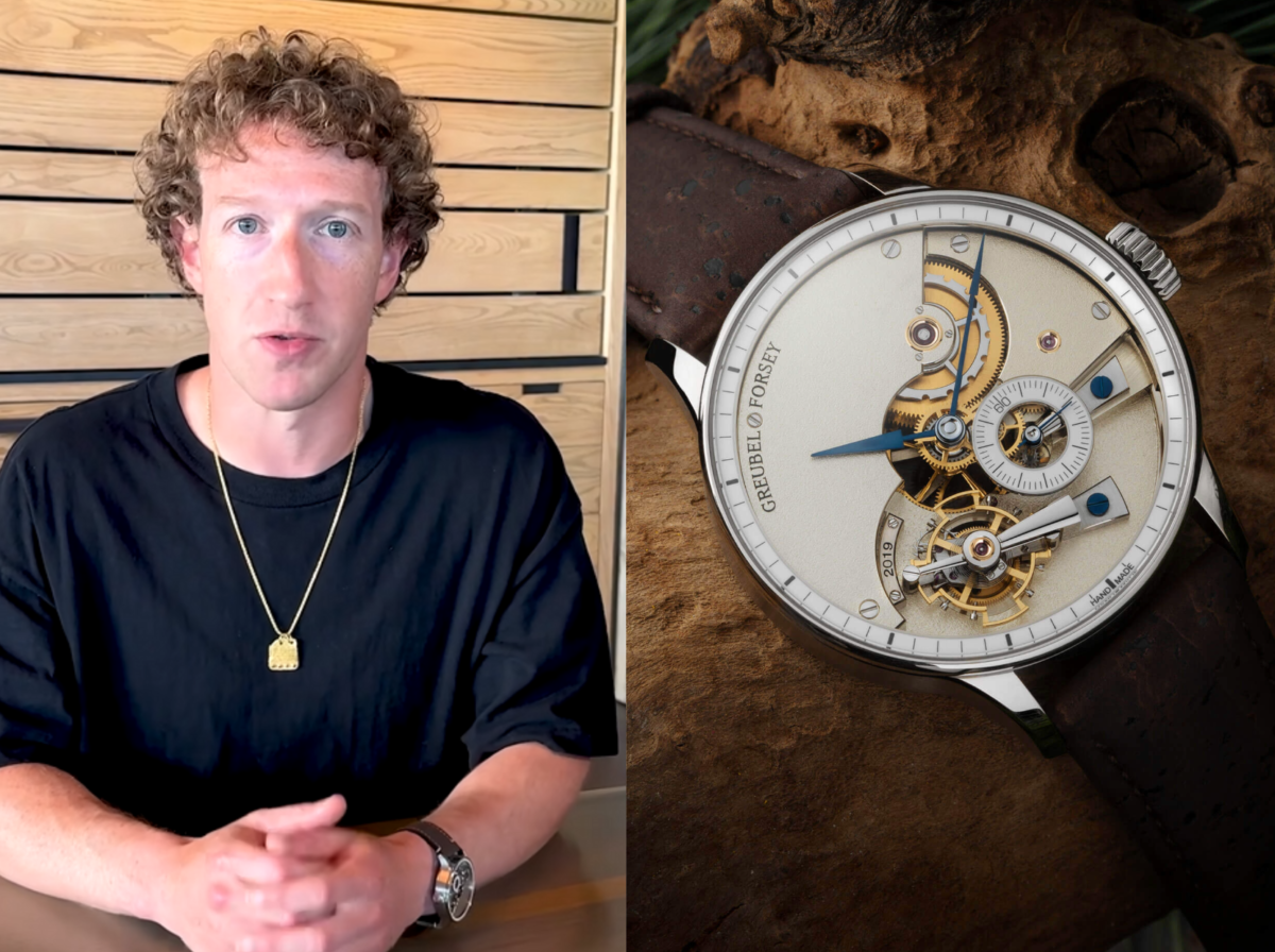 Mark Zuckerberg Greubel Forsey Hand Made 1 watch