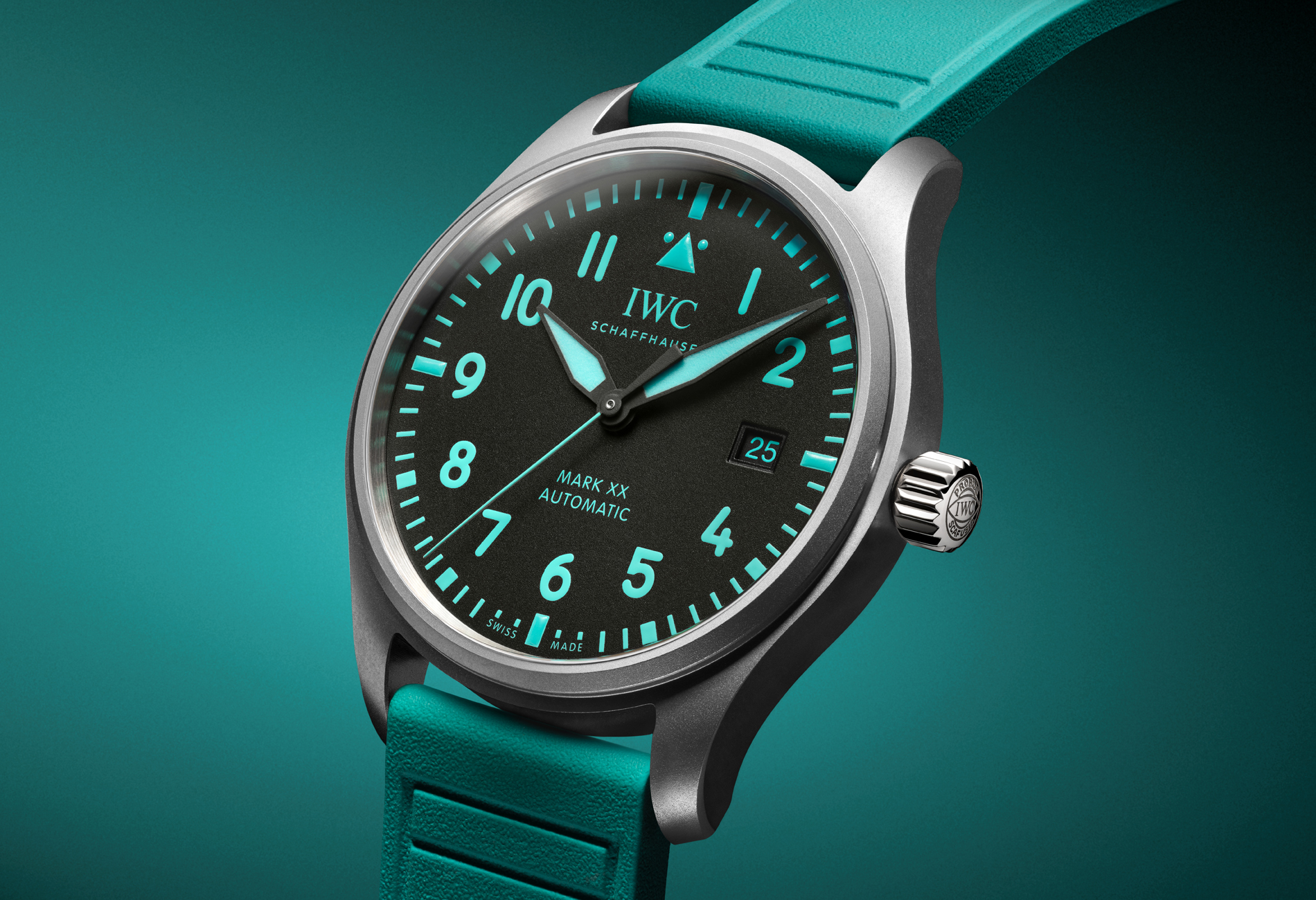 IWC engineers pit lane Pilot's watch for Mercedes Formula One team