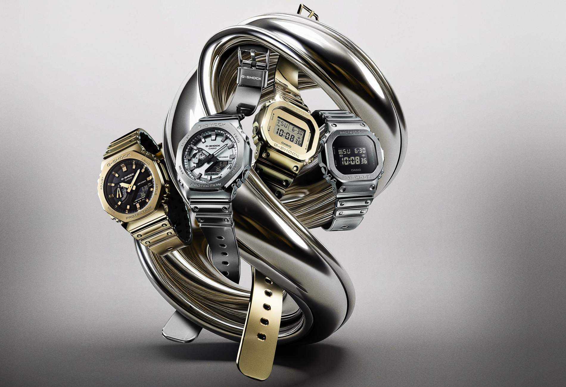 New Casio G-Shock model is a chronograph with an all-analog dial