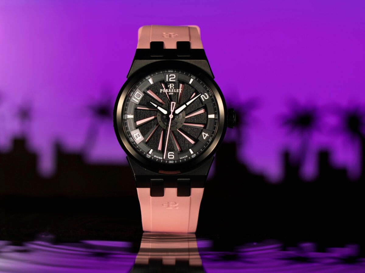 Perrelet Turbine Titanium Pink Flamingo watch