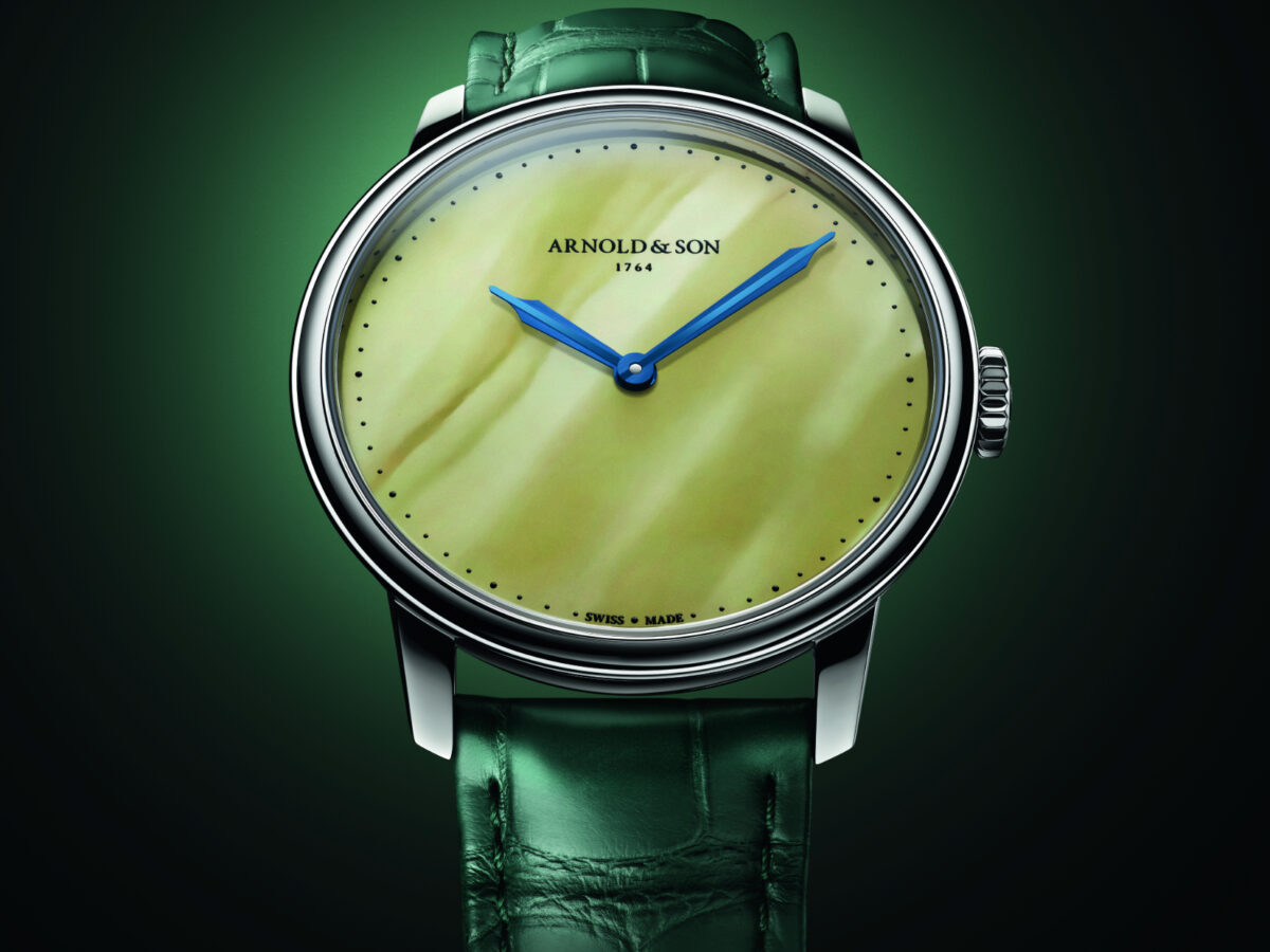Arnold & Son HM Steel Amber watch