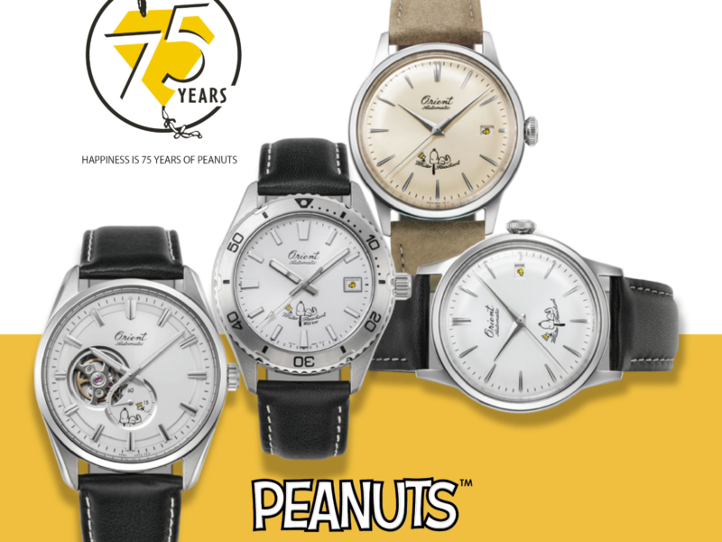 Orient x Peanuts watches