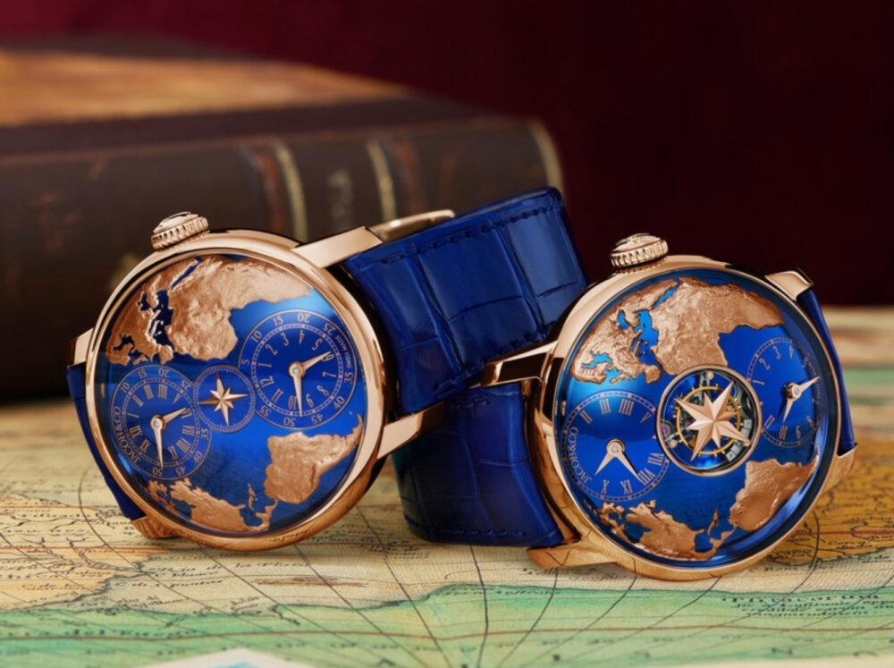 Jacob & Co. The World Is Yours Dual Time Zone Tourbillon watch
