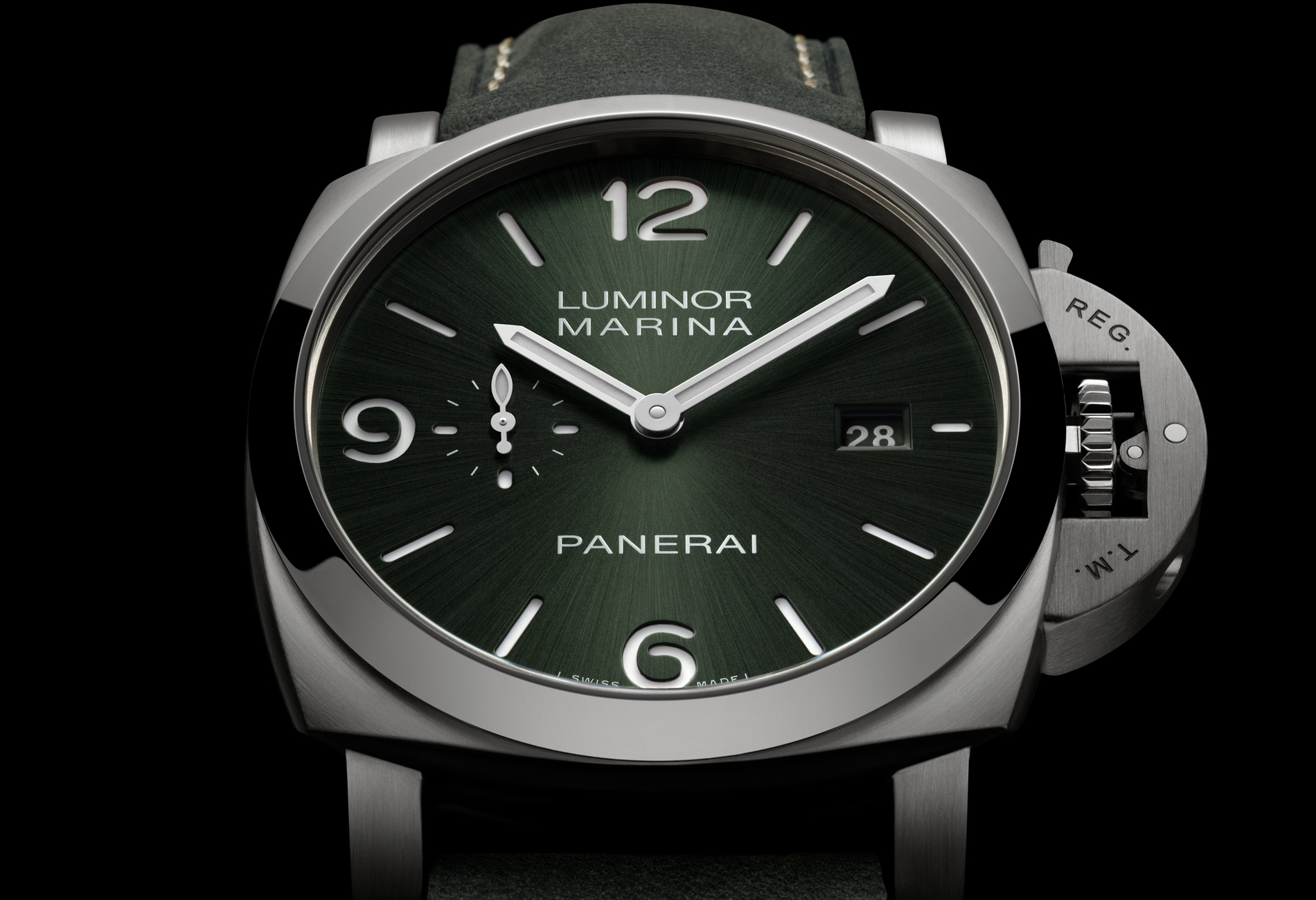 Panerai Luminor Marina Navy Seals Watch Anthracite Dial