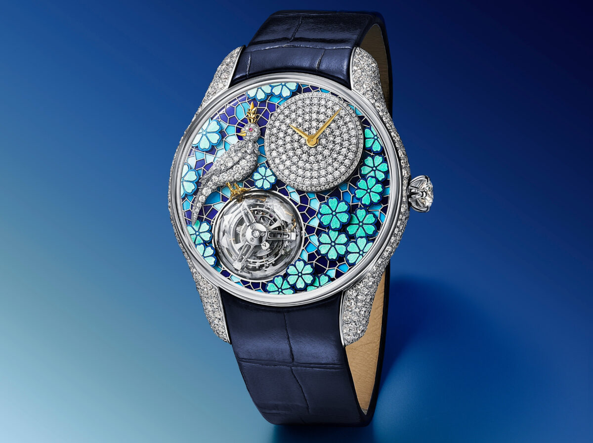 Tiffany & Co. Bird on a Flying Tourbillon Azure Blossom watch
