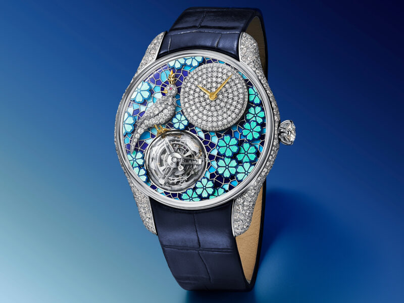 Tiffany & Co. Bird on a Flying Tourbillon Azure Blossom watch