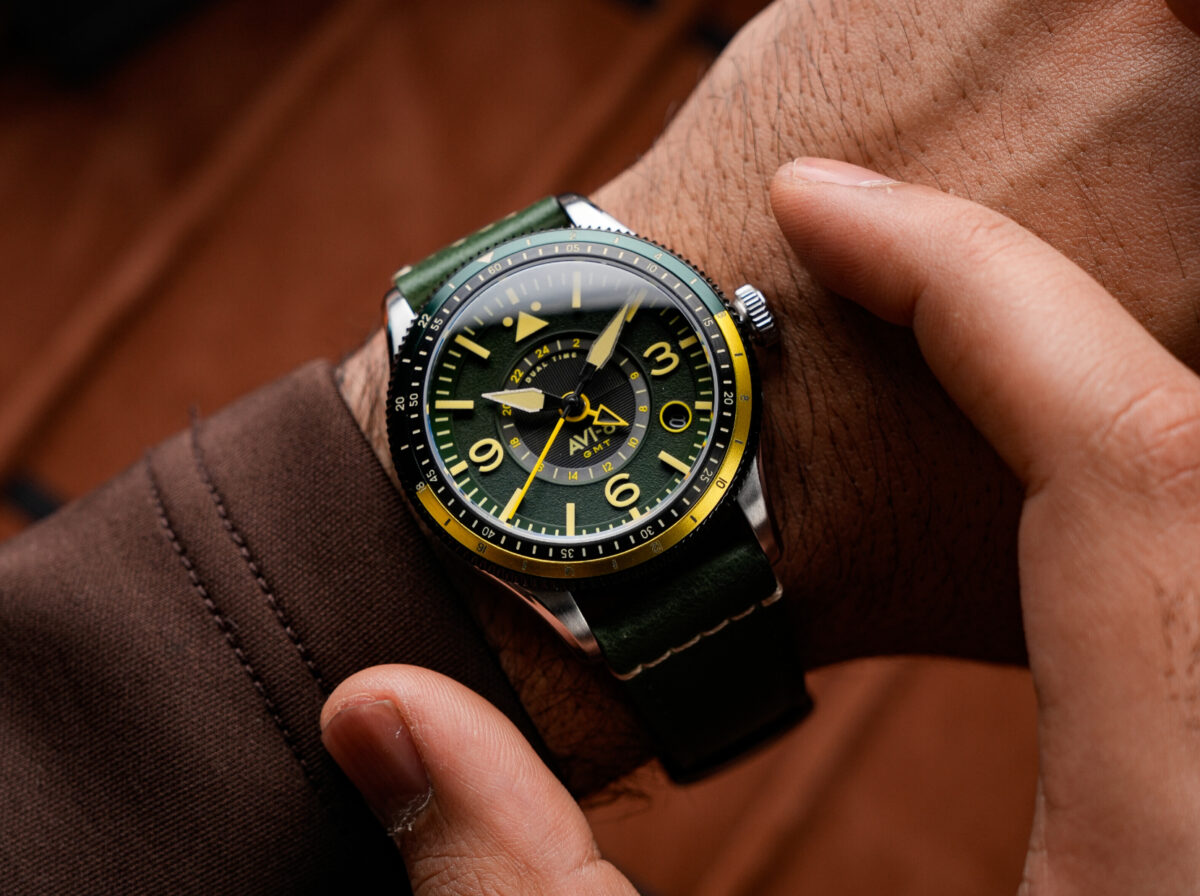 AVI-8 Flyboy Airmaster GMT Automatic watch