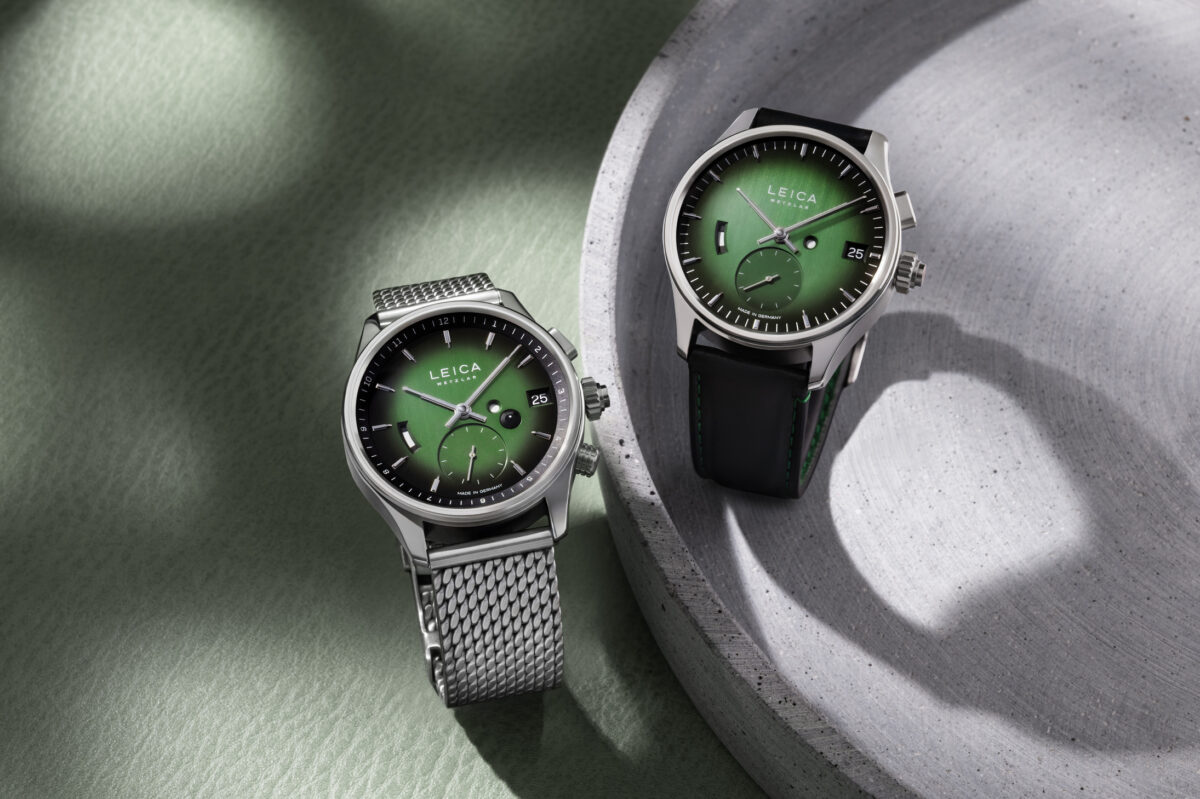 LEICA ZM 1 AND ZM 2 URBAN GREEN WATCHES
