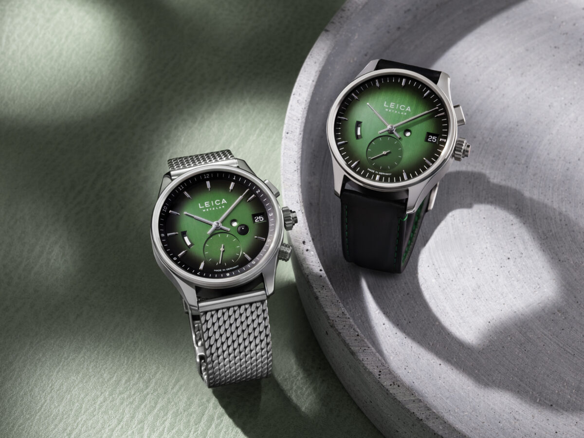 LEICA ZM 1 AND ZM 2 URBAN GREEN WATCHES