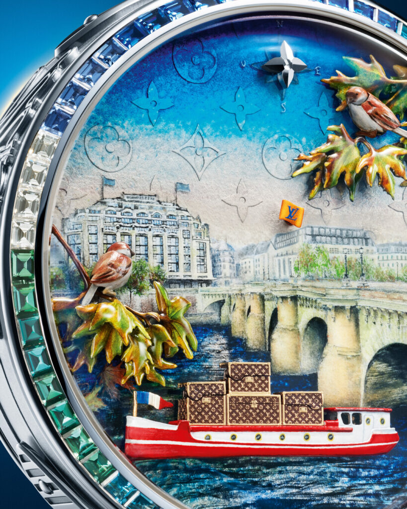 Louis Vuitton crafts a paean to Paris in an animated pocket watch