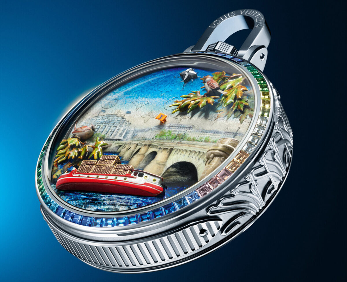 Louis Vuitton crafts a paean to Paris in an animated pocket watch