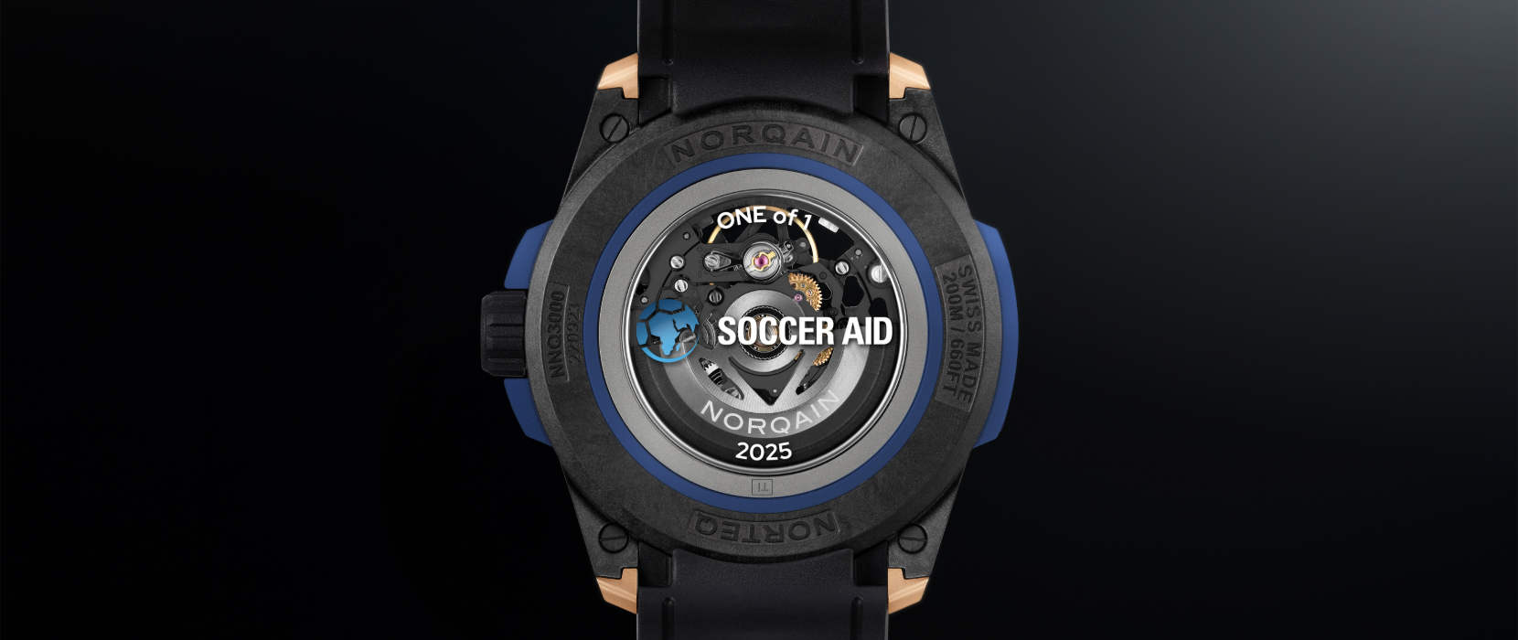 Norqain Launches Wild ONE Of 1 At Soccer Aid