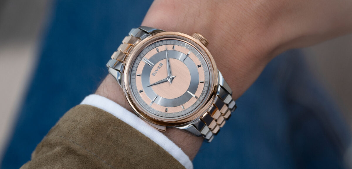 Biver Carillon Tourbillon Signature Series Two-Tone Wrist Shot (4)