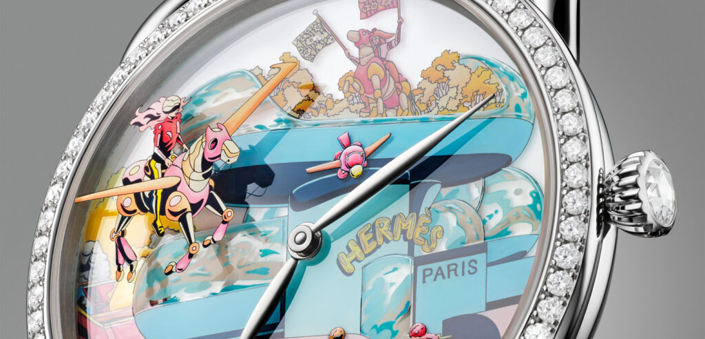 Hermès Horloger - Arceau Hermès locomotion watch