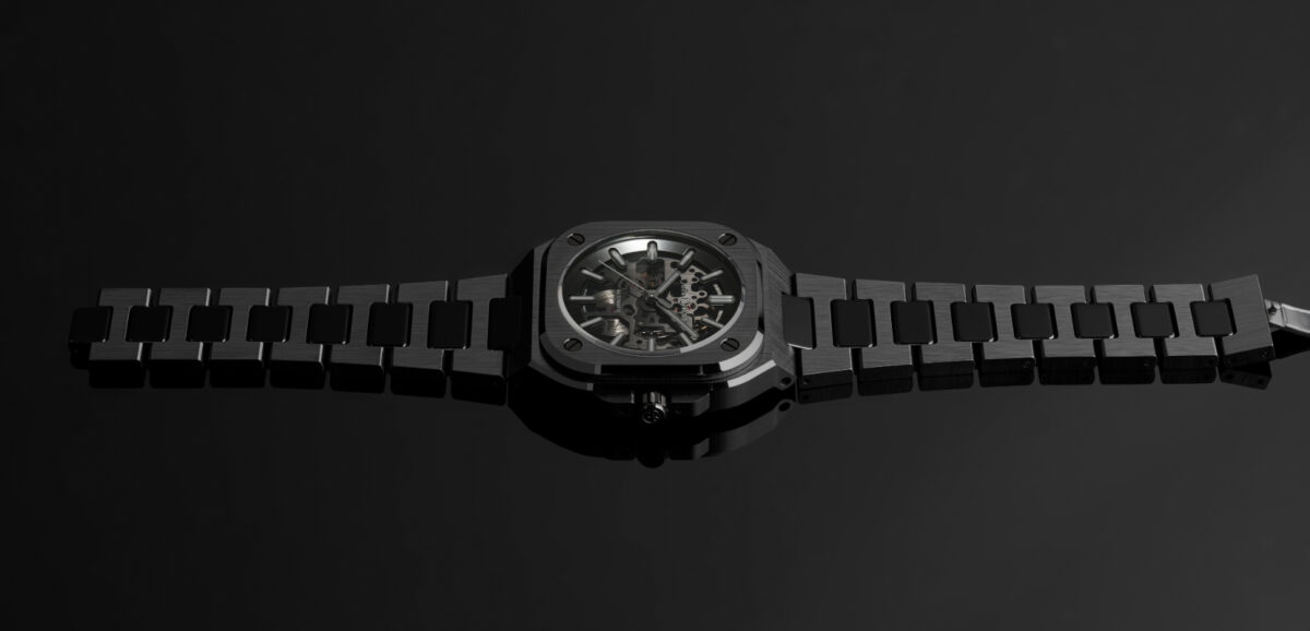 BELL & ROSS BR-05 SKELETON PHANTOM CERAMIC WATCH
