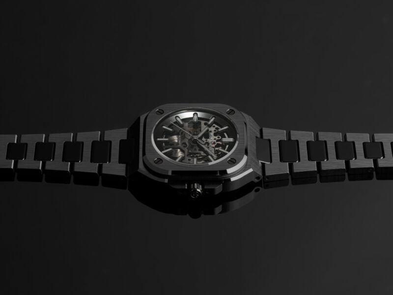 BELL & ROSS BR-05 SKELETON PHANTOM CERAMIC WATCH