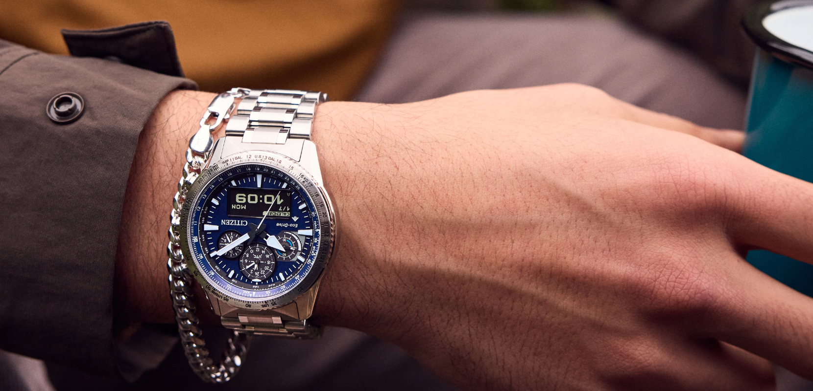 CITIZEN Eco-Drive E600-T008089 プロマスタースカイ Citizen Promaster Sky U830 avaitor watch