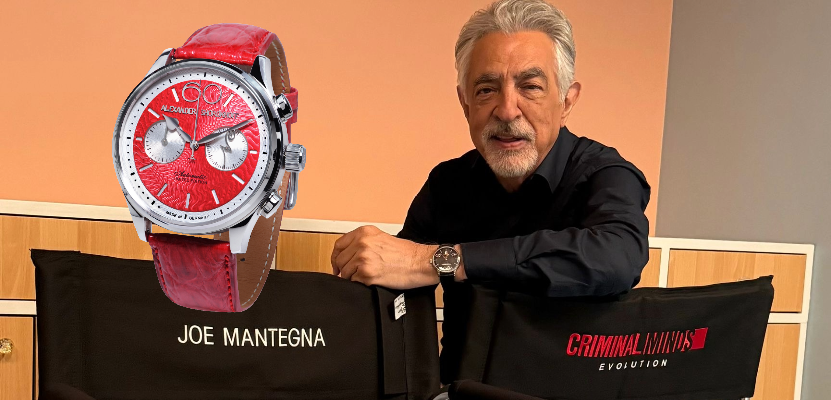 Criminal Minds star Joe Mantegna Wears Alexander Shorokhoff