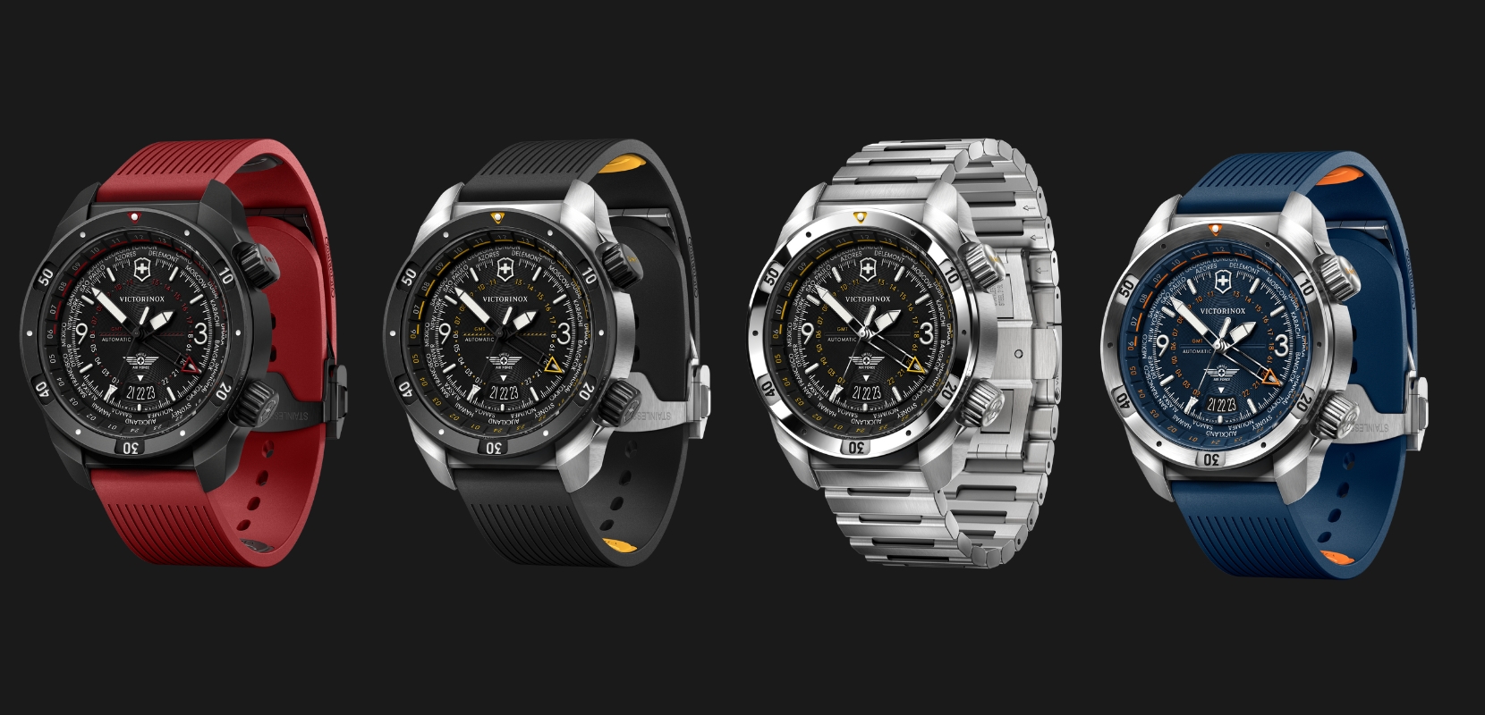 時計 WALTHM,WORLDO-OVER Newton Automatic Speedometer Black Black Pilot Racing Watch