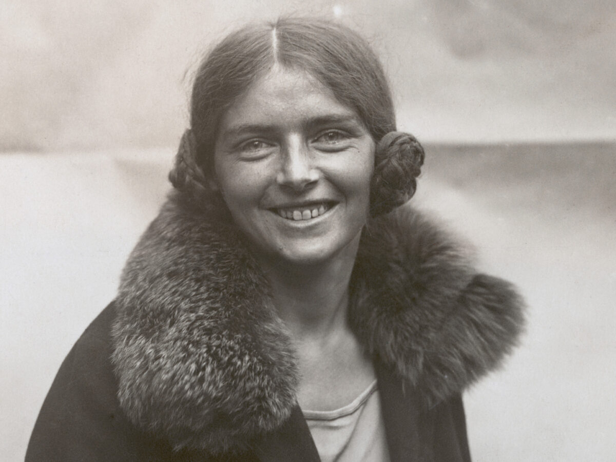 Photo Ancienne 1930s - Nageuse Mercedes Gleitze En étirement