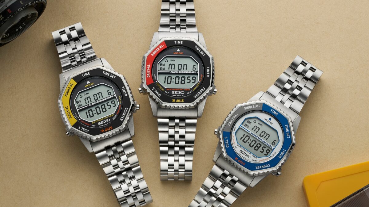 Seiko brings back the 80s groove with new digital quartz watches