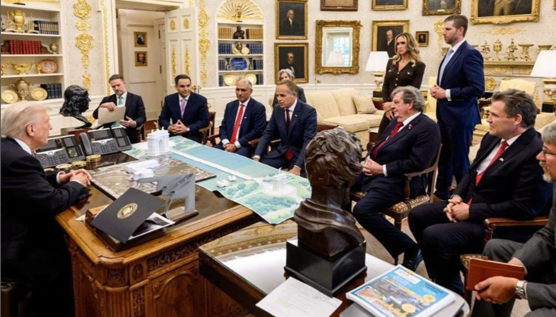 Rolex and Richemont meet President Trump in the White House