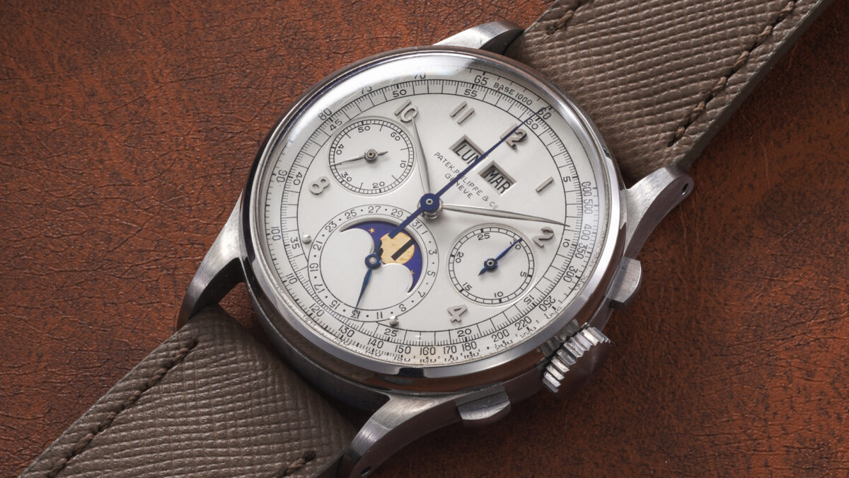Patek Philippe 1518 in steel sells for record CHF 12 million