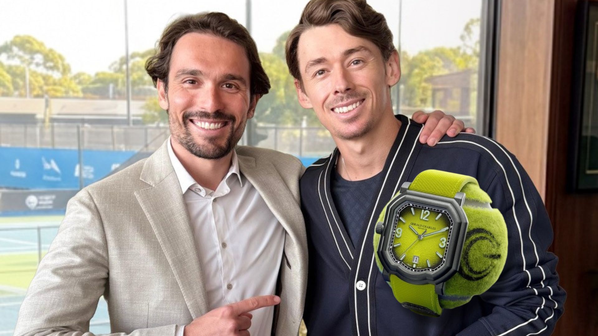 Alex De Minaur Partners With Gerald Charles