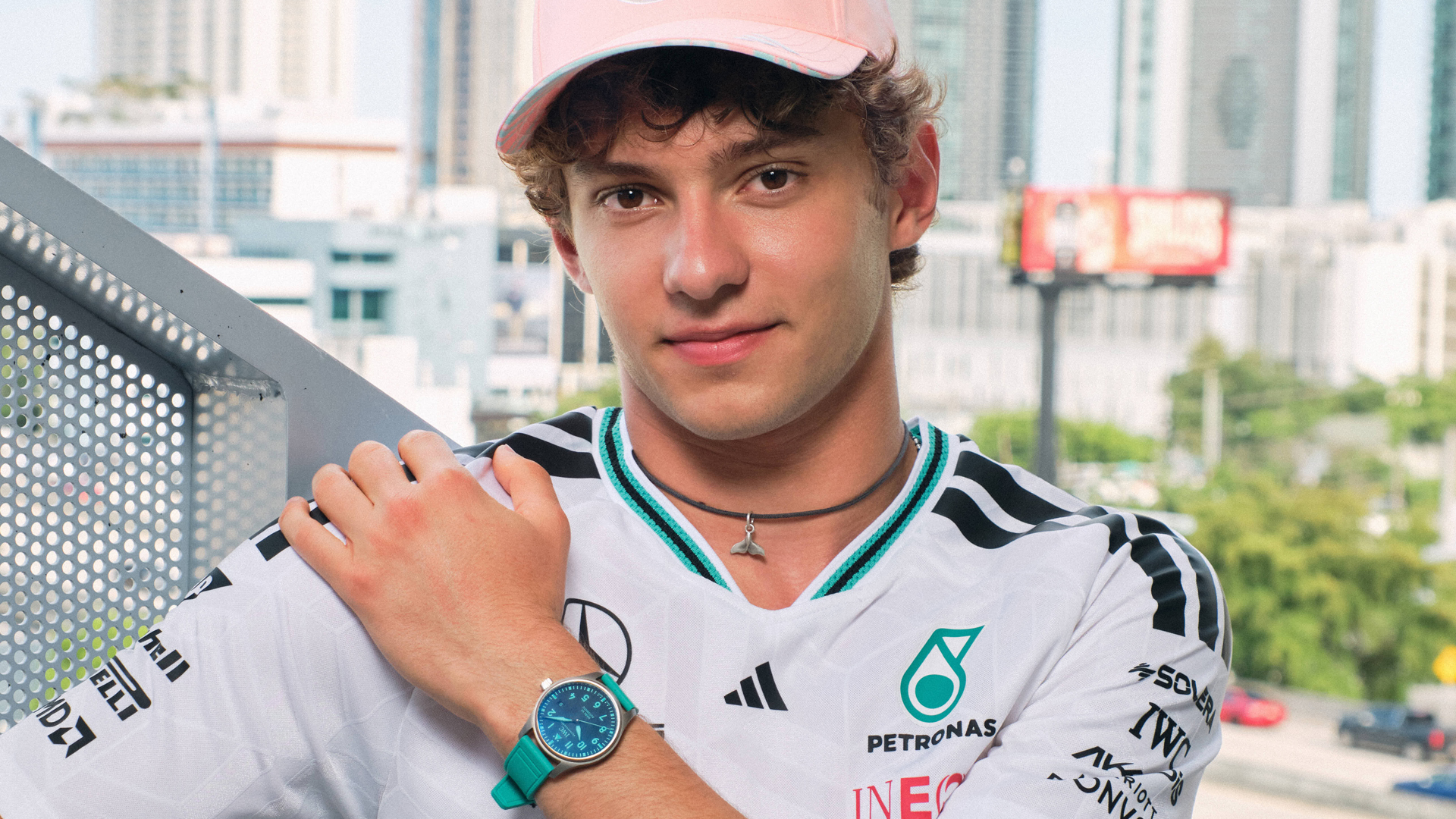 Title AI: IWC Highlights Kimi Antonelli at the Miami Grand Prix