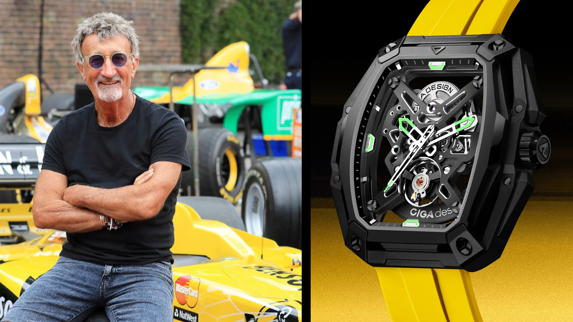 Ciga Design's Charity Watches for Eddie Jordan