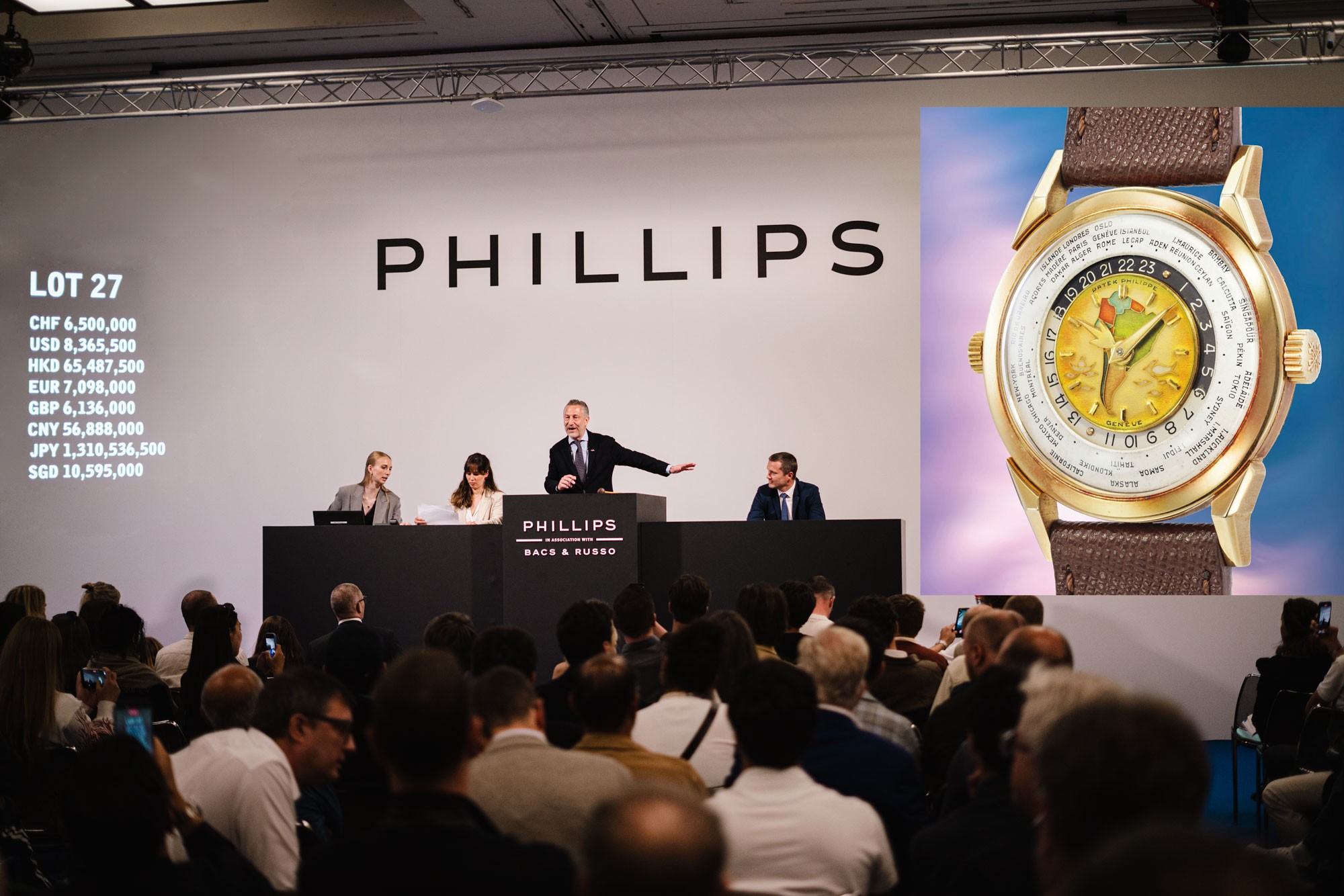 Phillips Celebrates Record-Breaking Geneva Watch Auction Like 2022