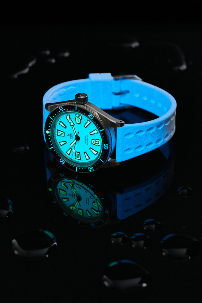 Yema relaunches its Skin Diver in full lume