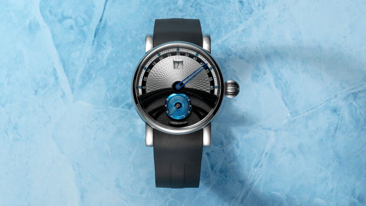 Chronoswiss launches alpine-Inspired Delphis Glacier watch