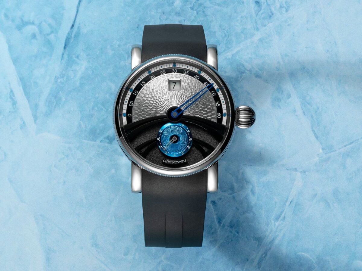 Chronoswiss launches alpine-Inspired Delphis Glacier watch