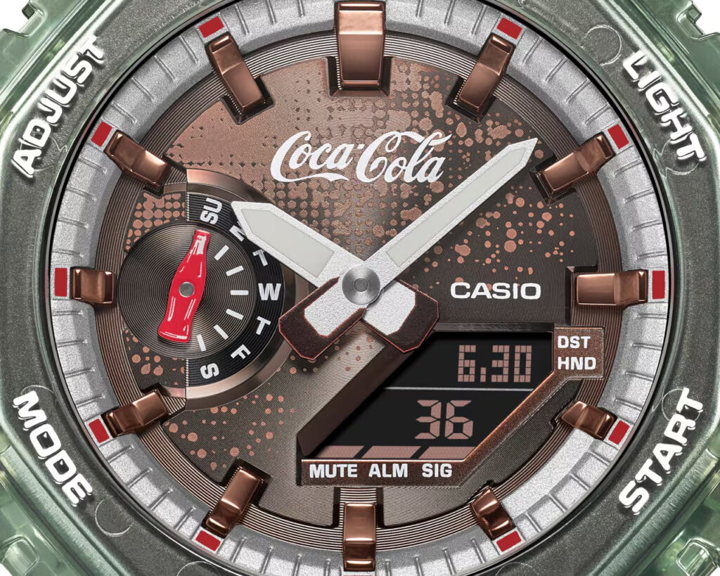 Casio creates official Coca-Cola flavored Casioak - WATCHPRO USA