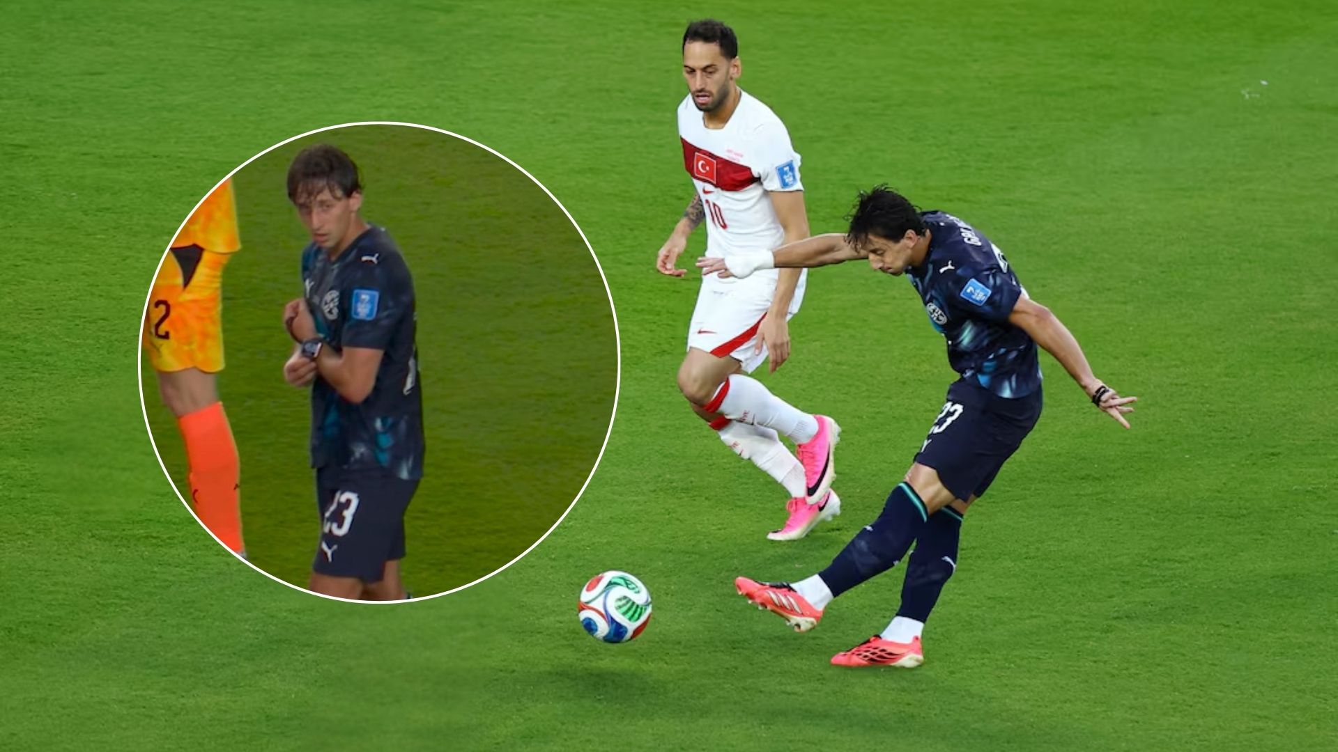 Paraguayan Midfielder Takes Referee’s Watch During World Cup Match Against Turkey
