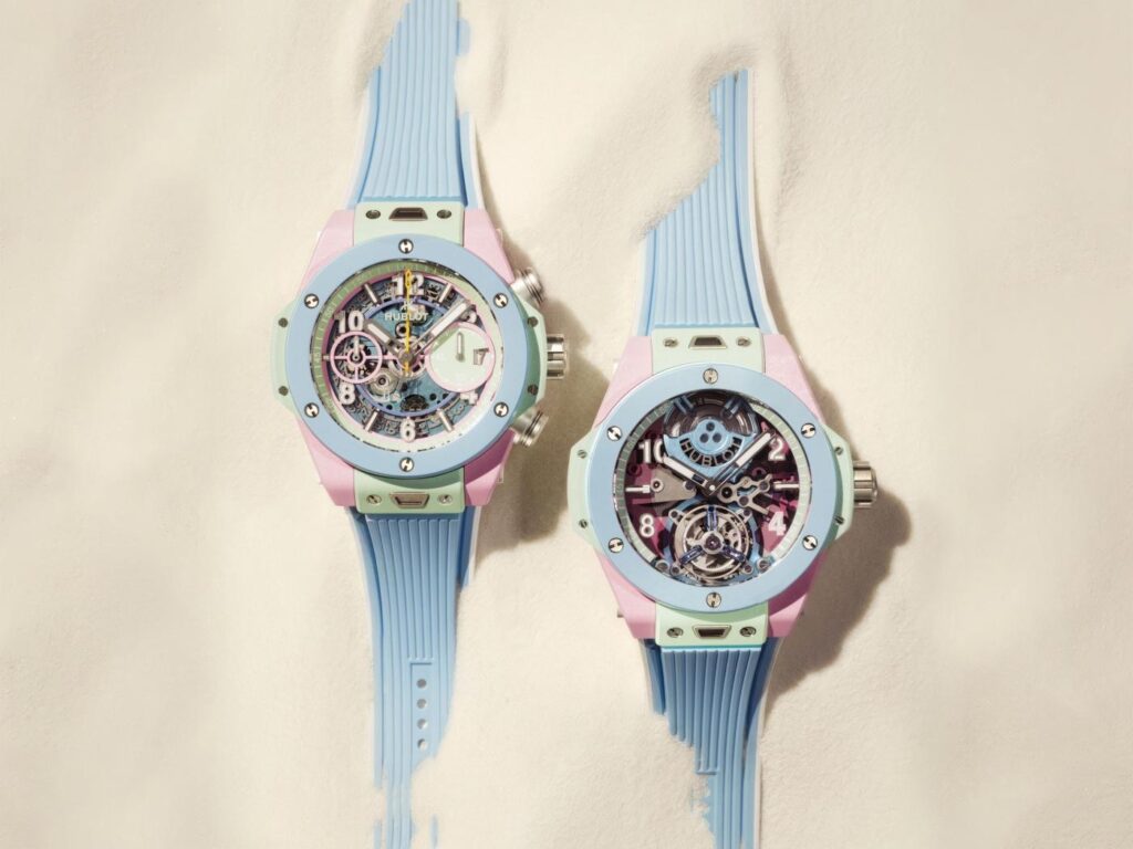 Hublot heads to Saint-Tropez with pastel Big Bangs