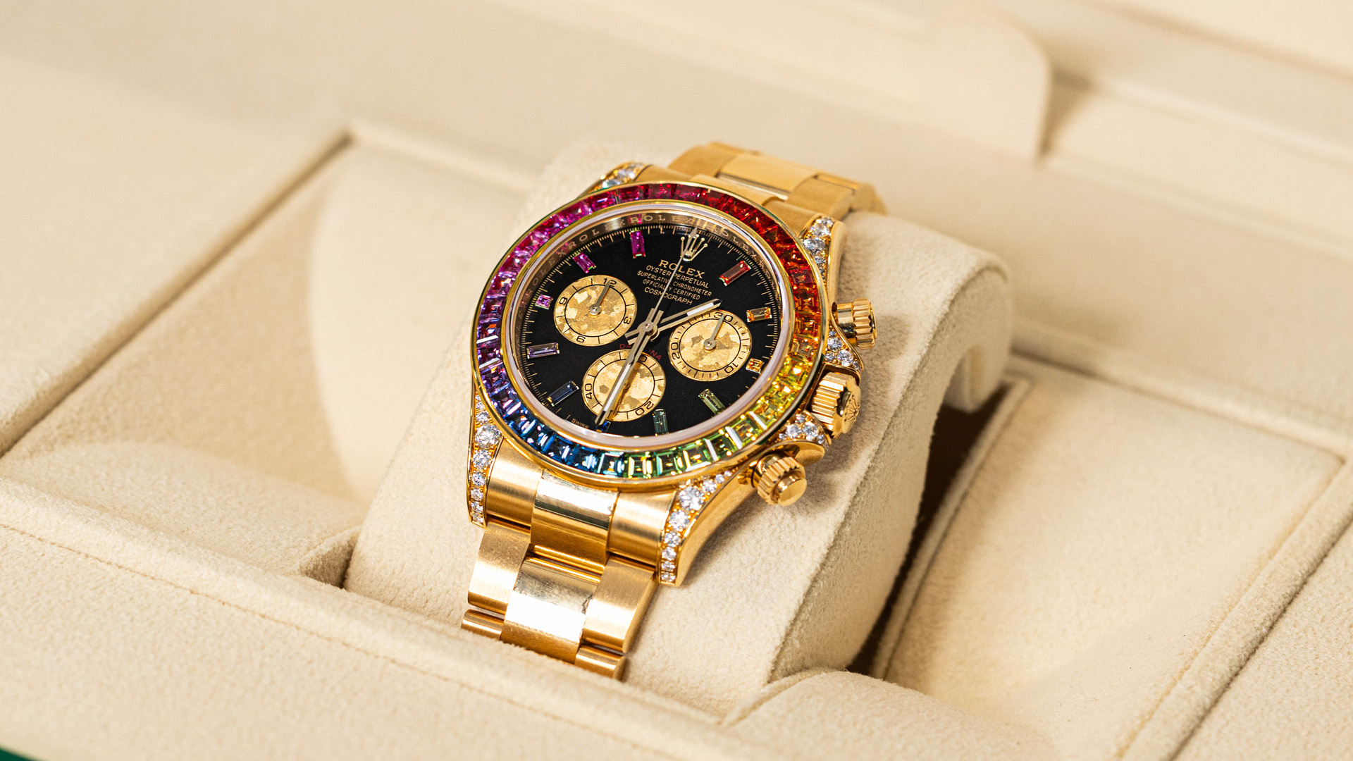 $500,000 3rd Generation Rolex Rainbow Daytona Auction Announcement