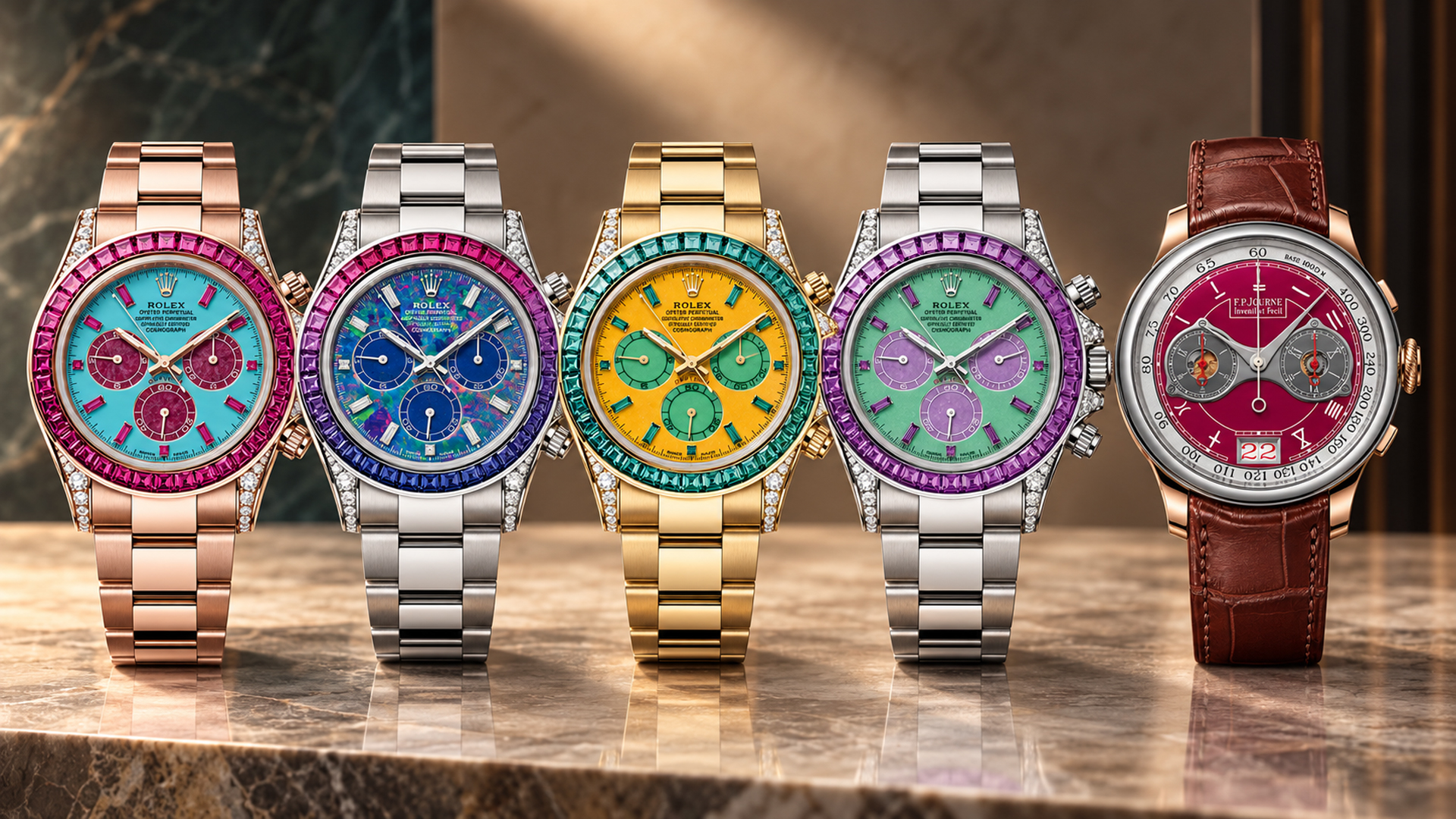 F.P. Journe and Rolex unveil exclusive charity chronographs