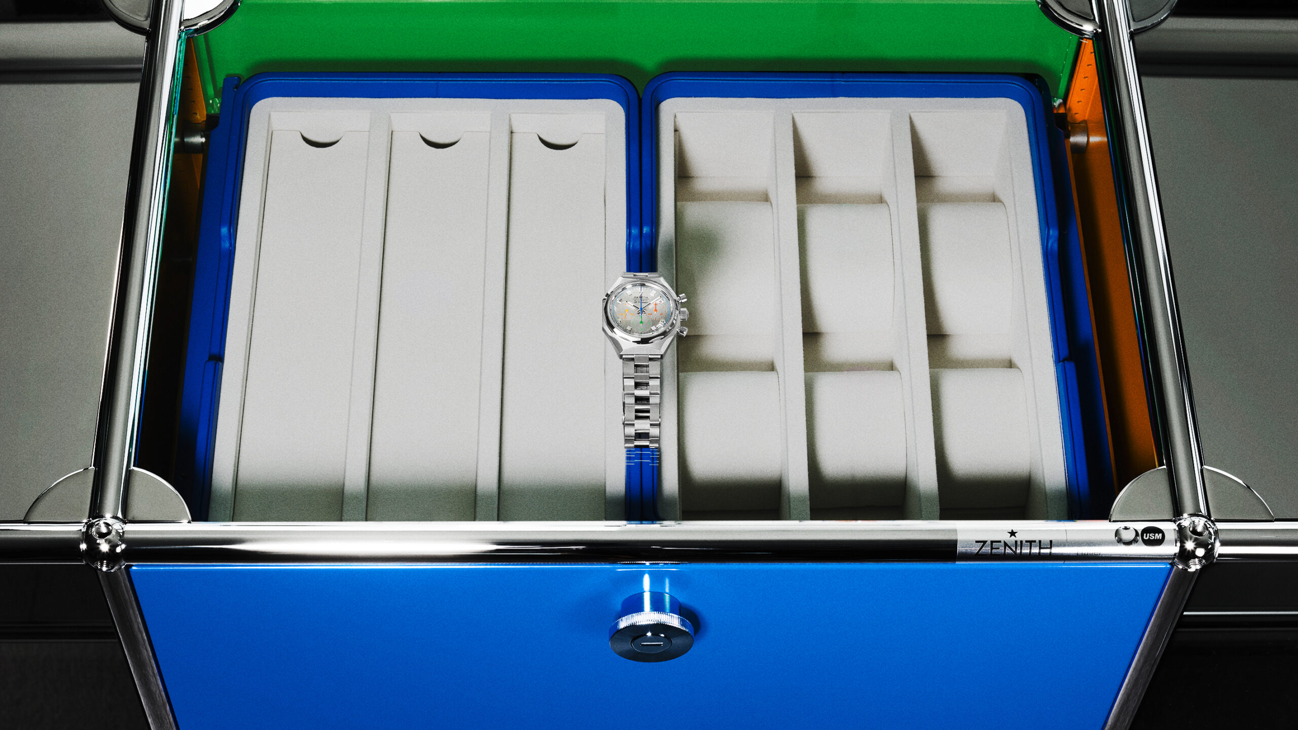 Zenith And USM Team Up For A Mirror-polished One-off
